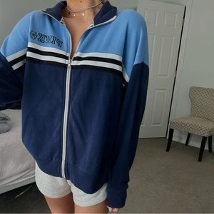 BLUE VS PINK ZIP-UP